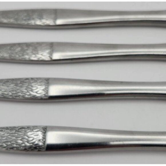 Vintage Amefa Holland Stainless Steel Dinner Knife Lot of 4 Knives Prestige Rare - Picture 12 of 14